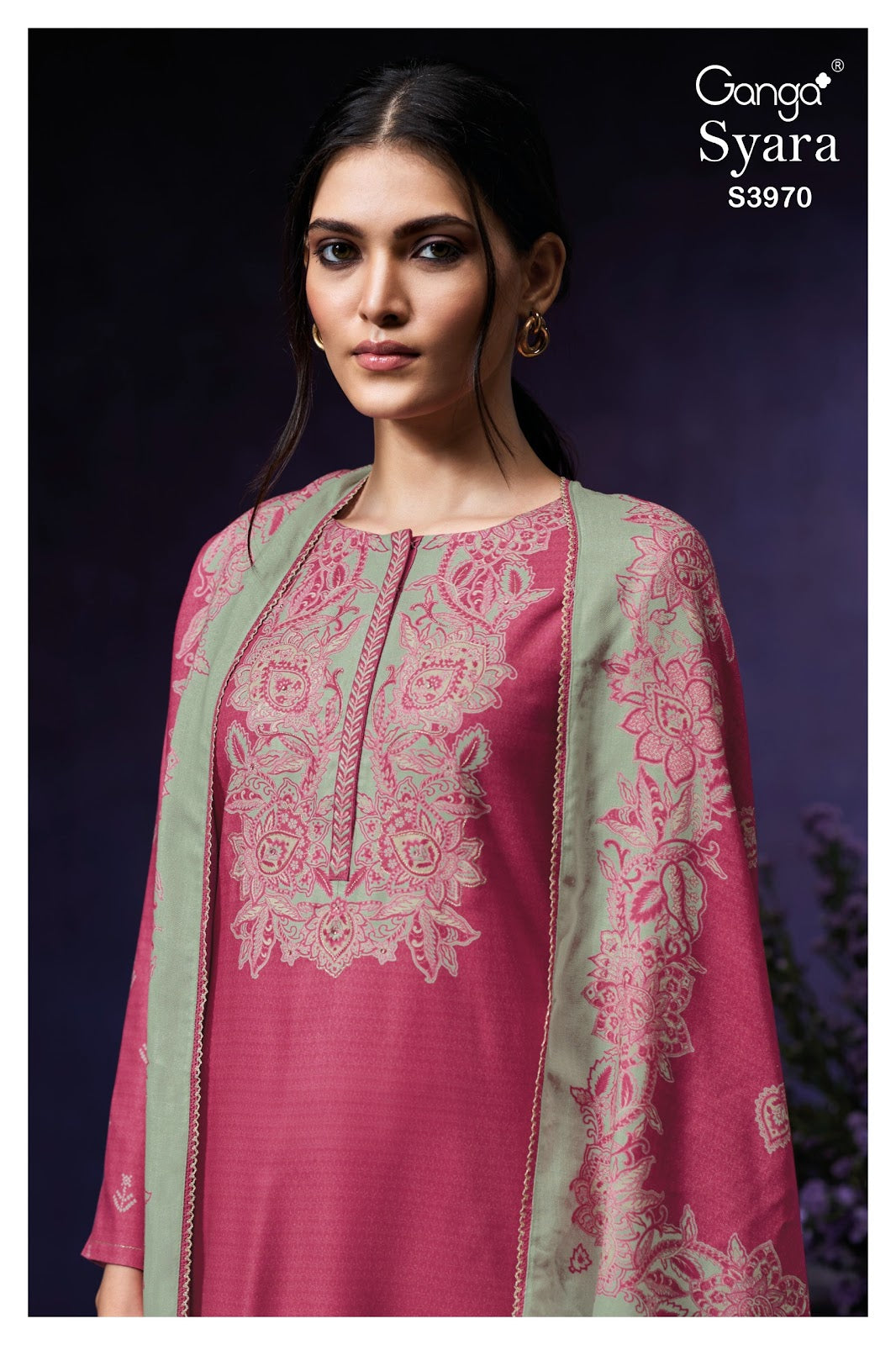 Syara 3970 Ganga Pashmina Suits Manufacturer Gujarat