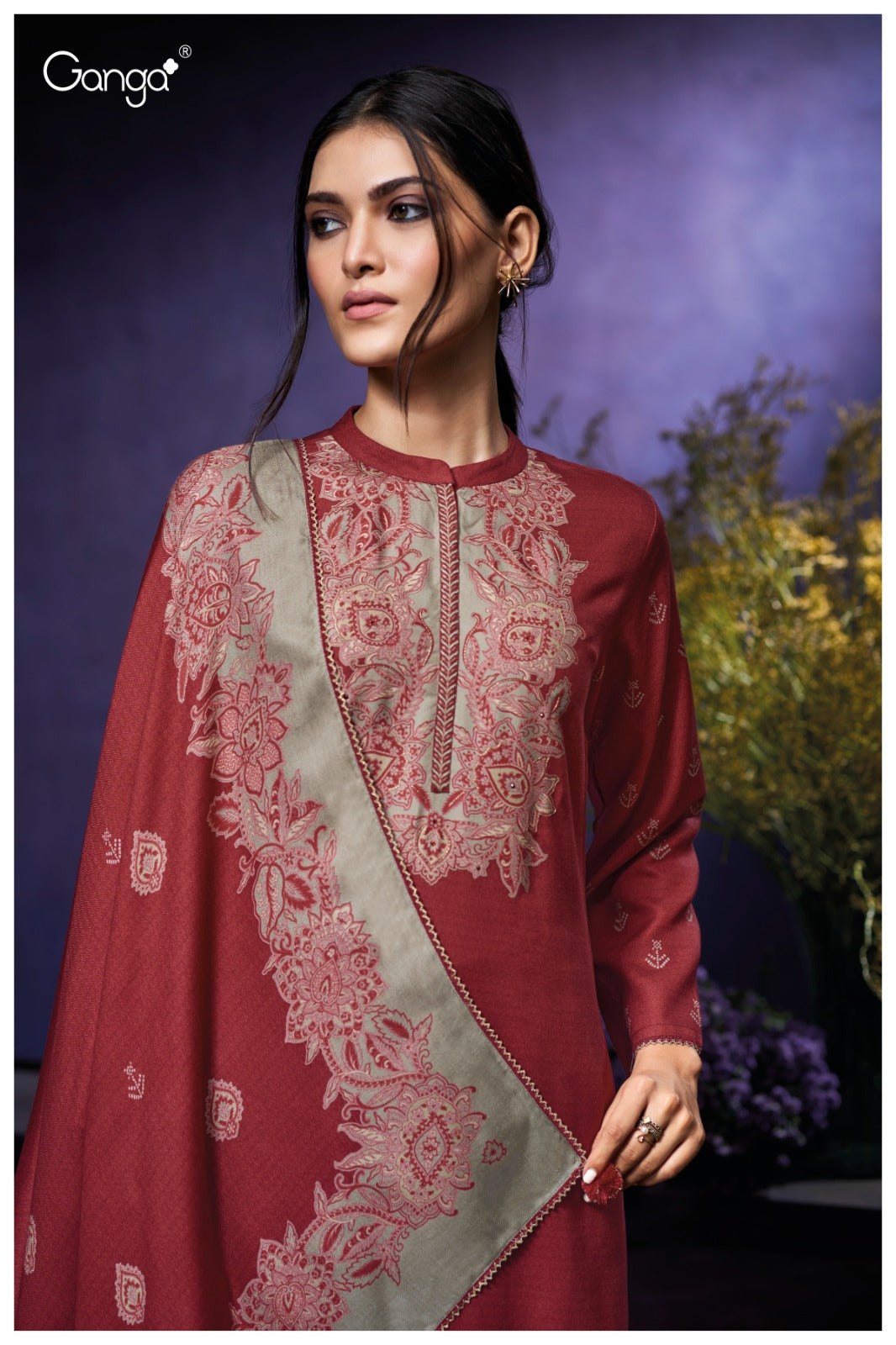 Syara 3970 Ganga Pashmina Suits Manufacturer Gujarat