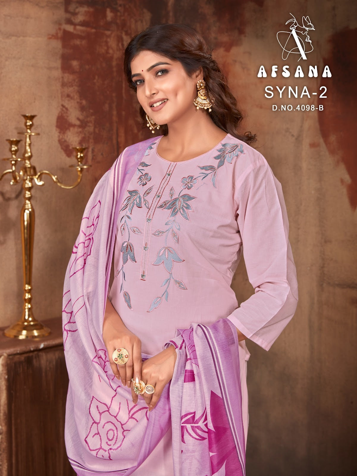 Syna Vol 2 4098 Afsana Cotton Readymade Pant Style Suits Wholesaler Gujarat