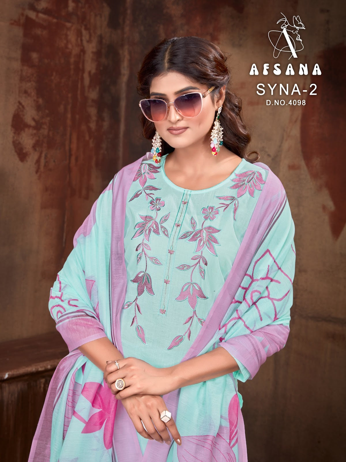Syna Vol 2 4098 Afsana Cotton Readymade Pant Style Suits Wholesaler Gujarat