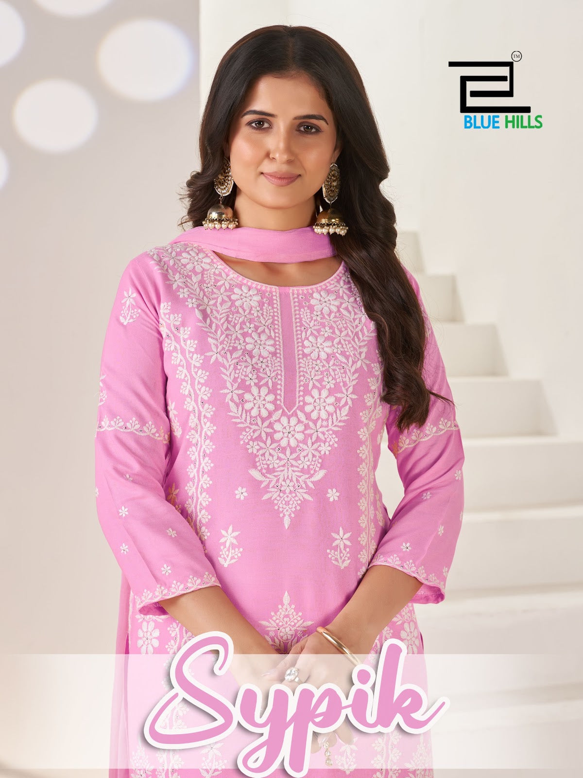 Sypik Blue Hills Rayon 14Kg Readymade Plazzo Style Suits Exporter Gujarat