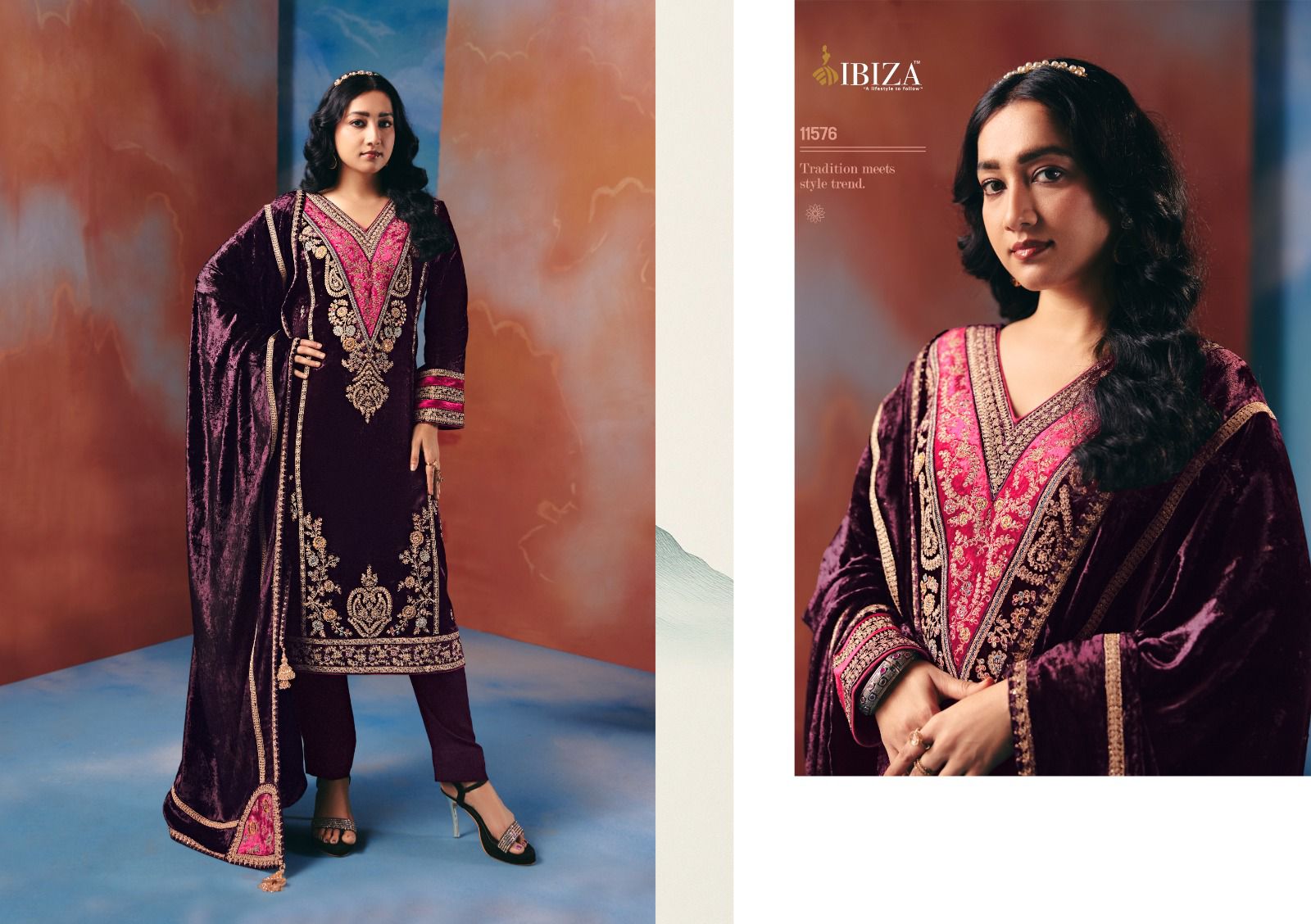 Taamasi Ibiza Velvet Suits Supplier India