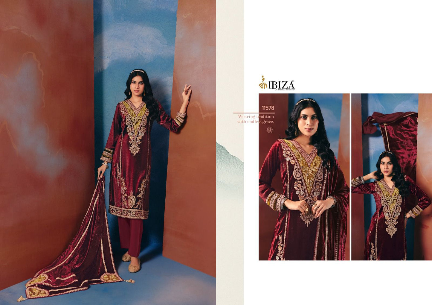 Taamasi Ibiza Velvet Suits Supplier India