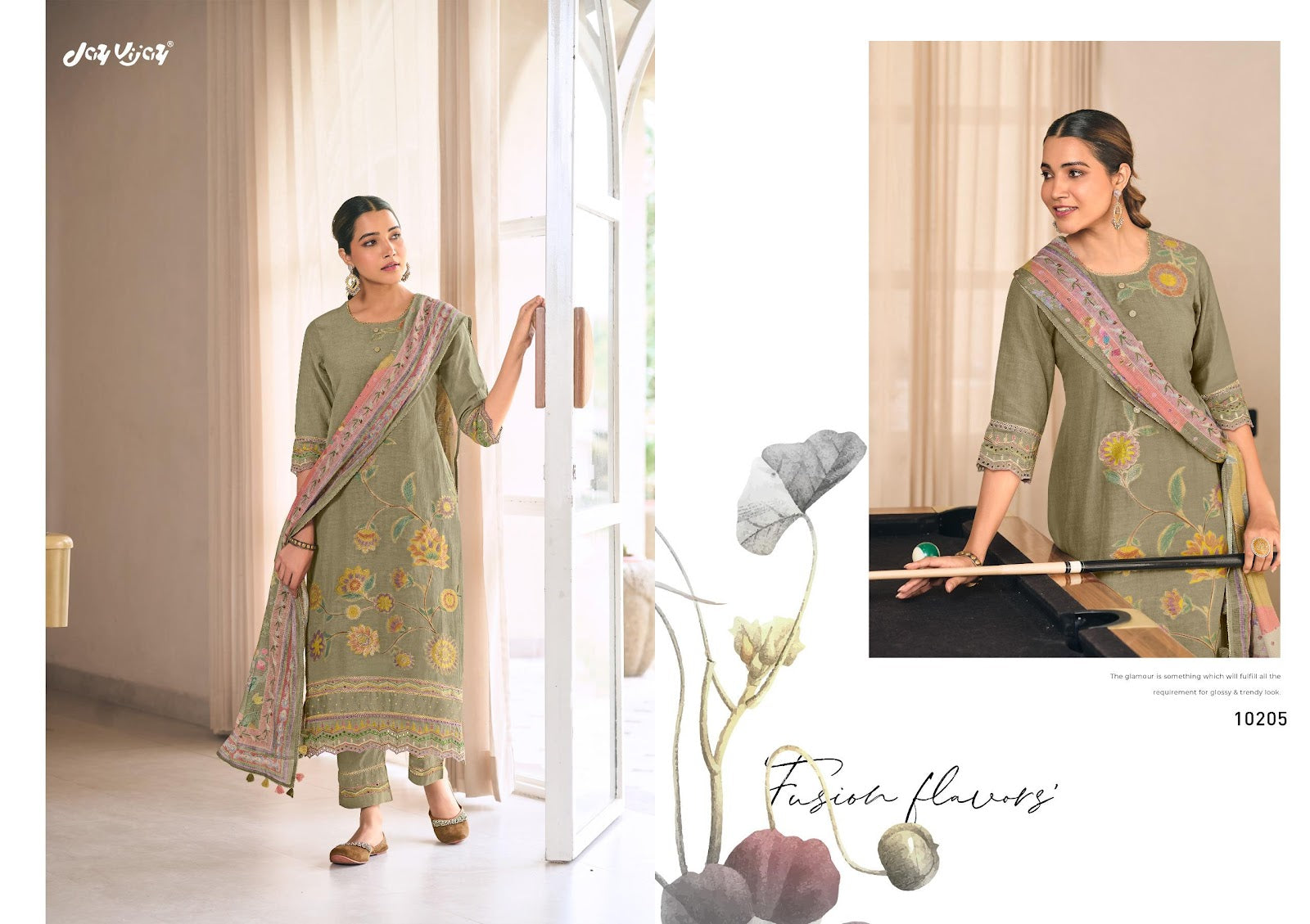 Taana Jay Vijay Mal Pant Style Suits Manufacturer India