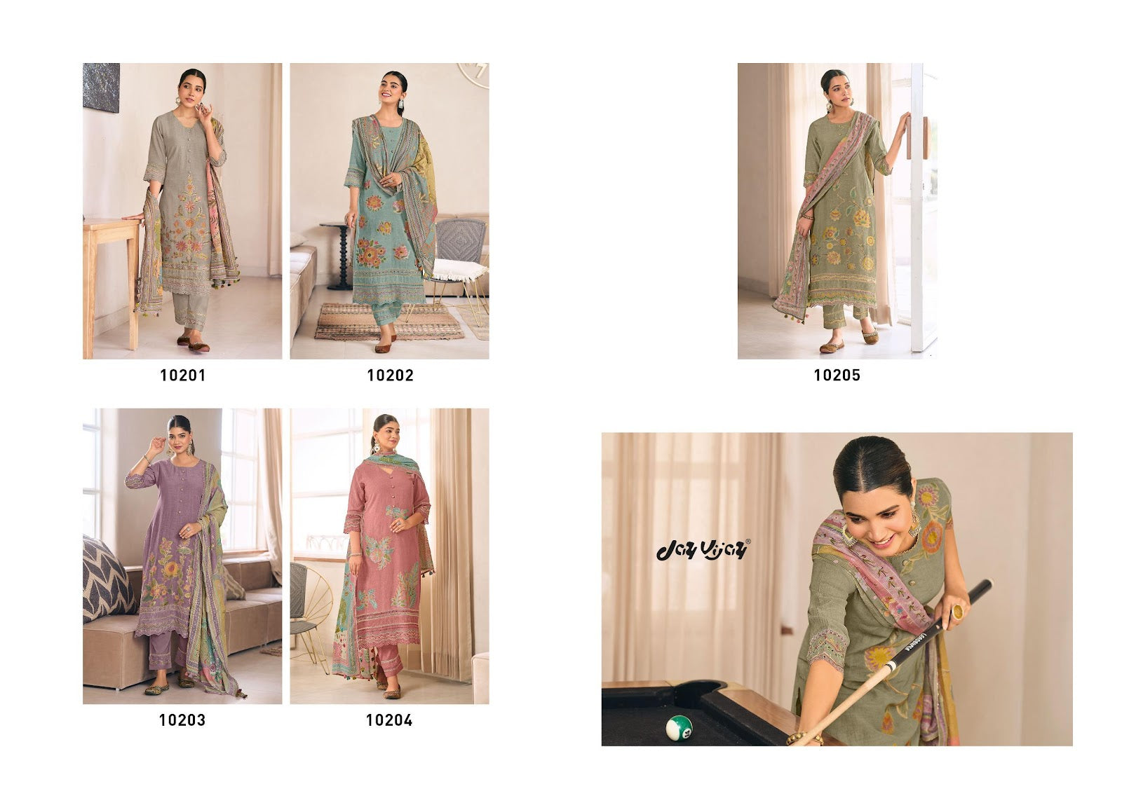 Taana Jay Vijay Mal Pant Style Suits Manufacturer India