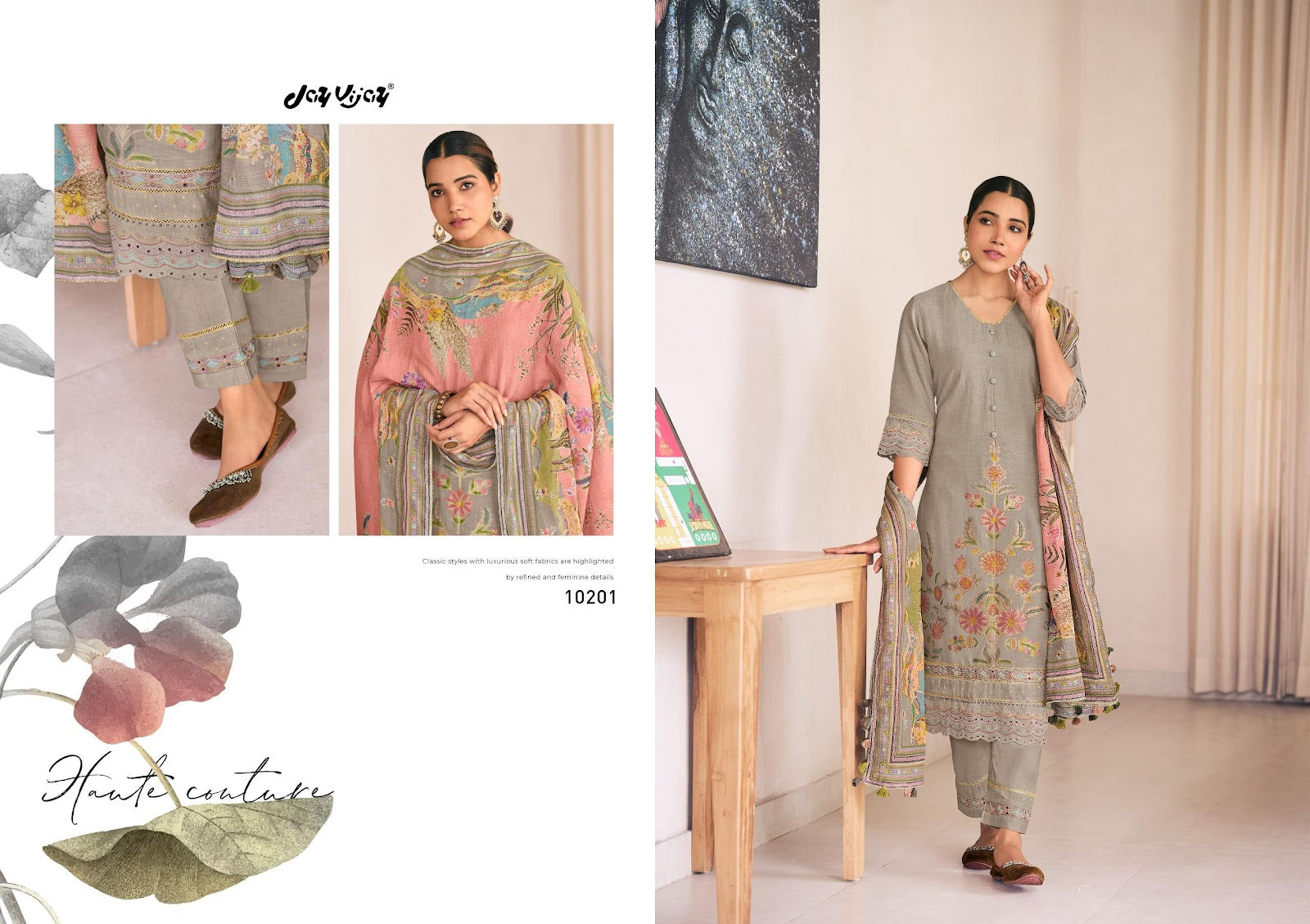 Taana Jay Vijay Mal Pant Style Suits Manufacturer India