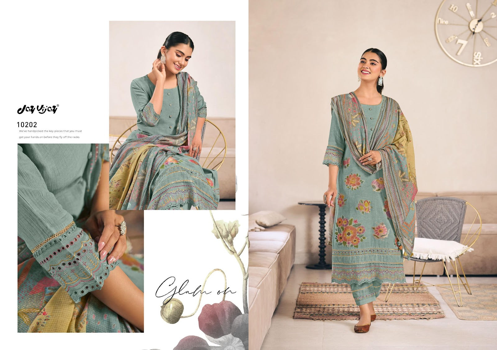 Taana Jay Vijay Mal Pant Style Suits Manufacturer India
