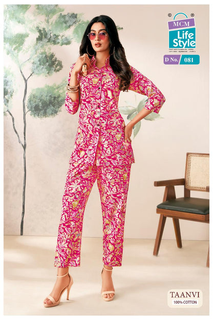 Taanvi Mcm Lifestyle Co Ord Set Wholesaler Ahmedabad