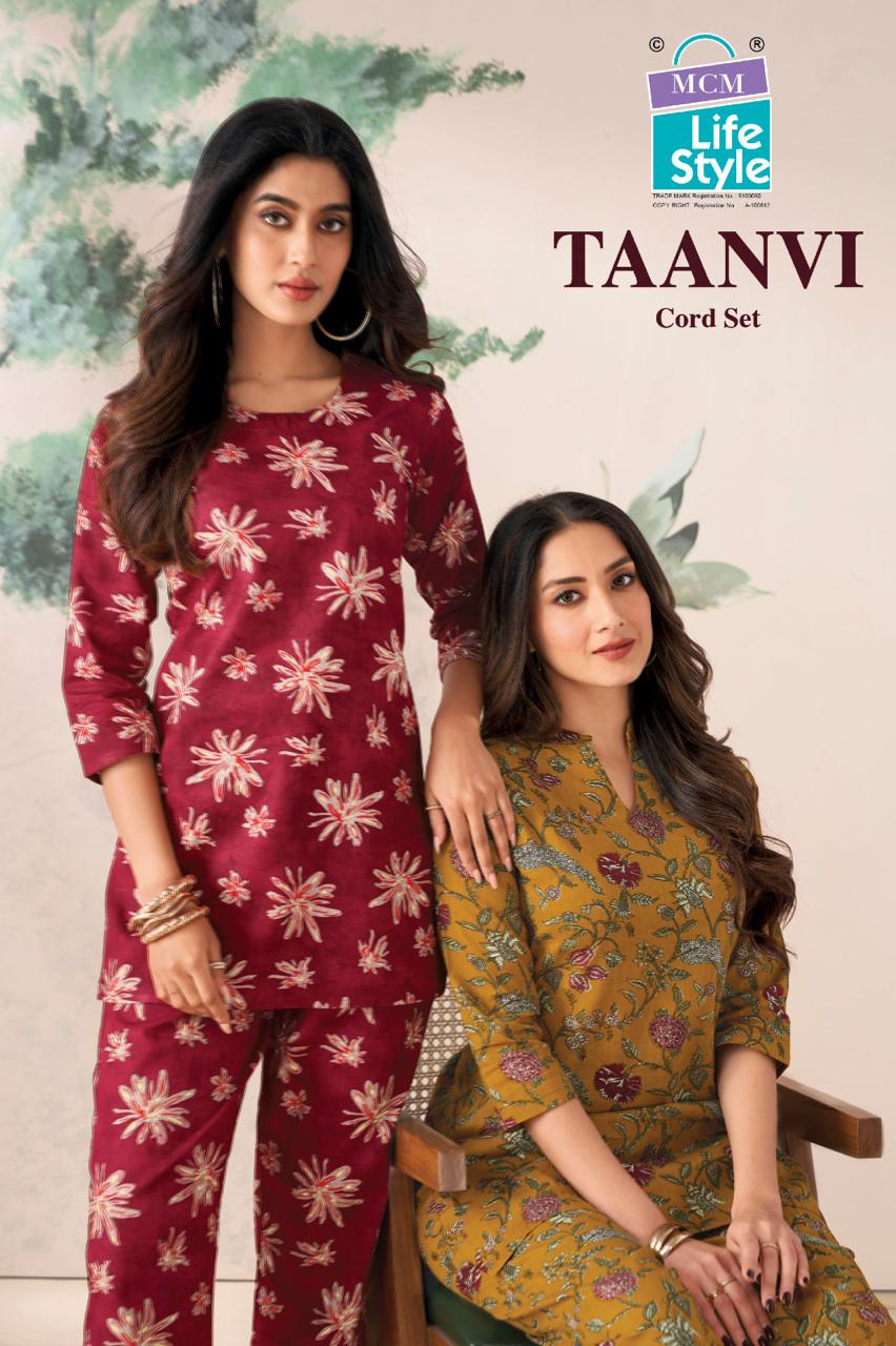 Taanvi Mcm Lifestyle Co Ord Set Wholesaler Ahmedabad