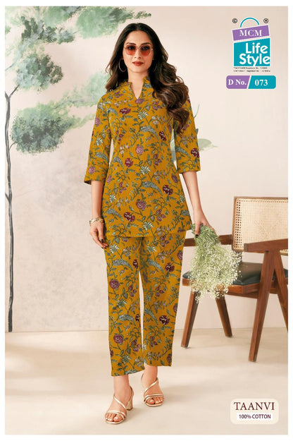 Taanvi Mcm Lifestyle Co Ord Set Wholesaler Ahmedabad