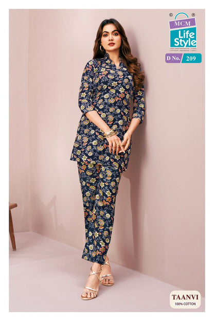 Taanvi Vol 2 Mcm Lifestyle Co Ord Set Wholesaler