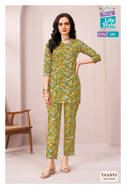 Taanvi Vol 2 Mcm Lifestyle Co Ord Set Wholesaler