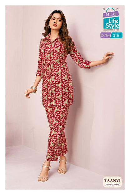 Taanvi Vol 2 Mcm Lifestyle Co Ord Set Wholesaler