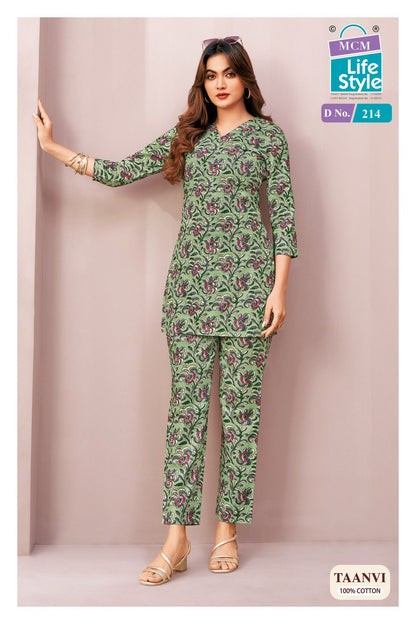 Taanvi Vol 2 Mcm Lifestyle Co Ord Set Wholesaler