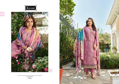 Taapsee Kesar Cambric Pant Style Suits Supplier