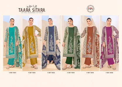 Taara Sitara Harshit Fashion Viscose Reyon Karachi Salwar Suits Exporter Gujarat