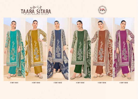 Taara Sitara Harshit Fashion Viscose Reyon Karachi Salwar Suits Exporter Gujarat