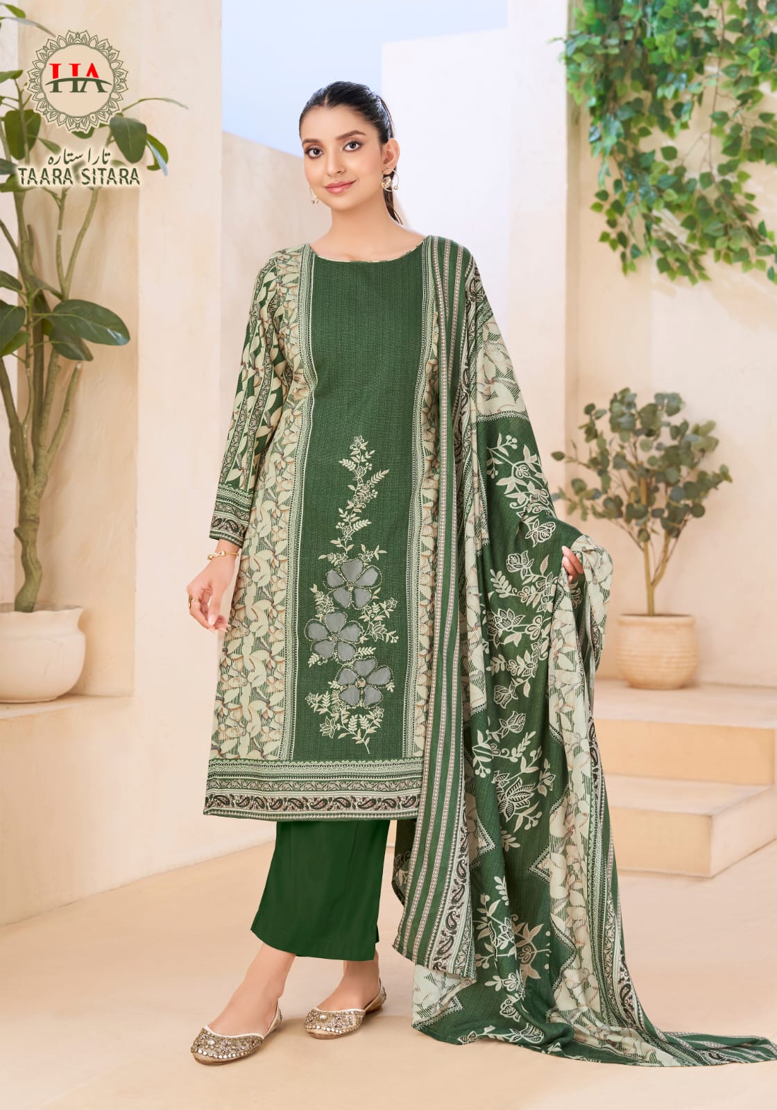 Taara Sitara Harshit Fashion Viscose Reyon Karachi Salwar Suits Exporter Gujarat