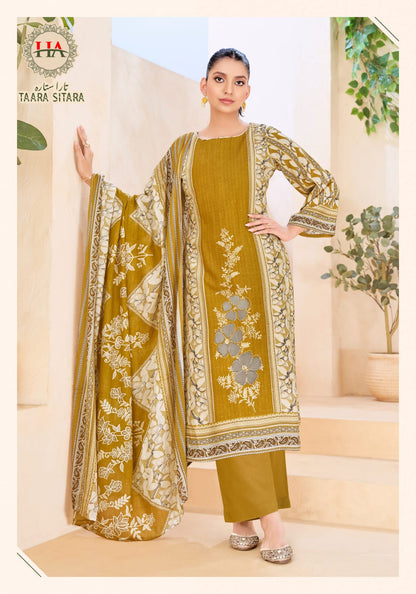 Taara Sitara Harshit Fashion Viscose Reyon Karachi Salwar Suits Exporter Gujarat