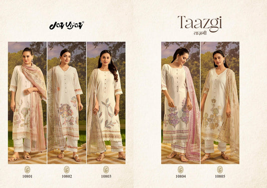 Taazgi Jay Vijay Linen Jacquard Pant Style Suits Wholesale