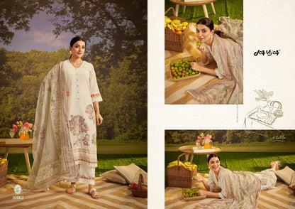 Taazgi Jay Vijay Linen Jacquard Pant Style Suits Wholesale