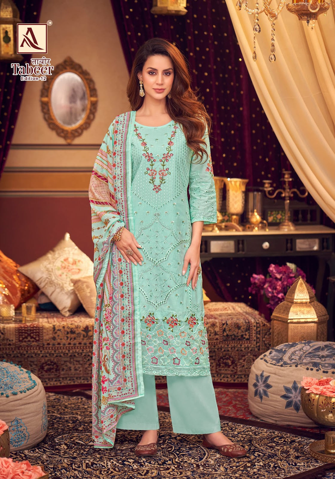 Tabeer Edition 12 Alok Lawn Karachi Salwar Suits Wholesale