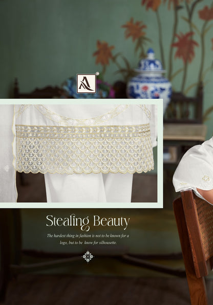 Tabeer Edition 21 Alok Cambric Lawn Karachi Salwar Suits Exporter India