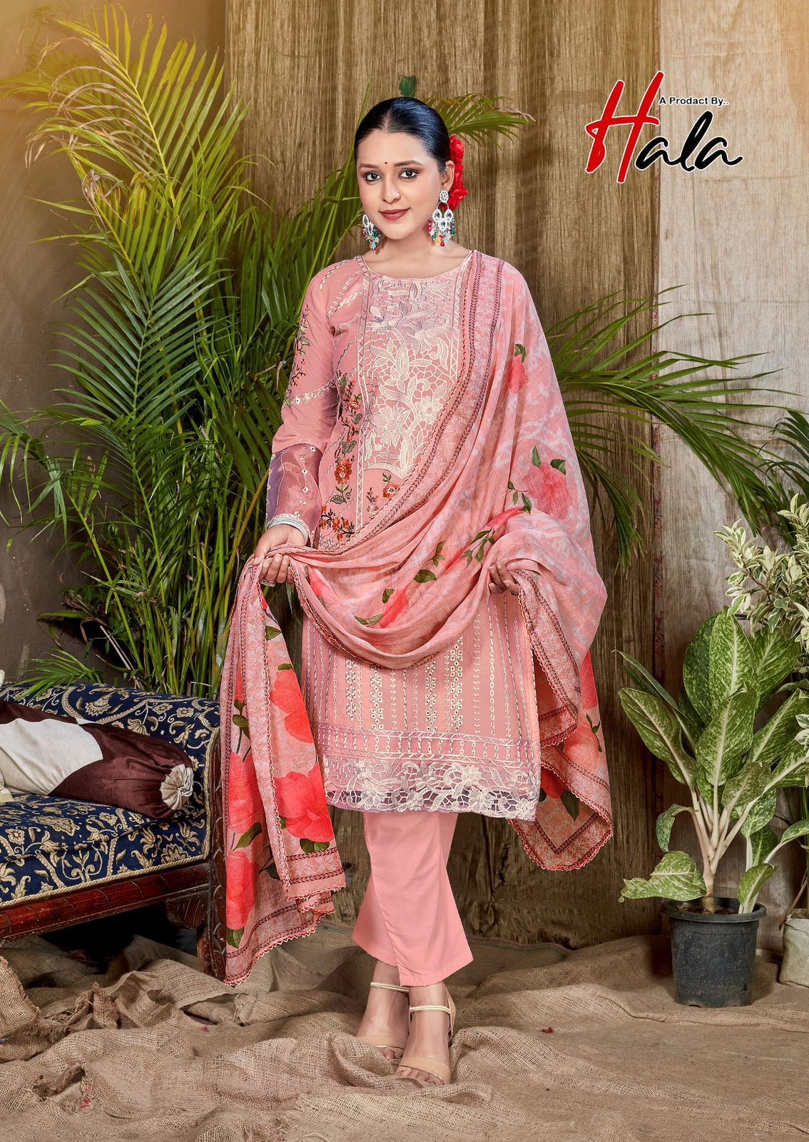 Tabeer Edition 23 Hala Cambric Karachi Salwar Suits Wholesale Price