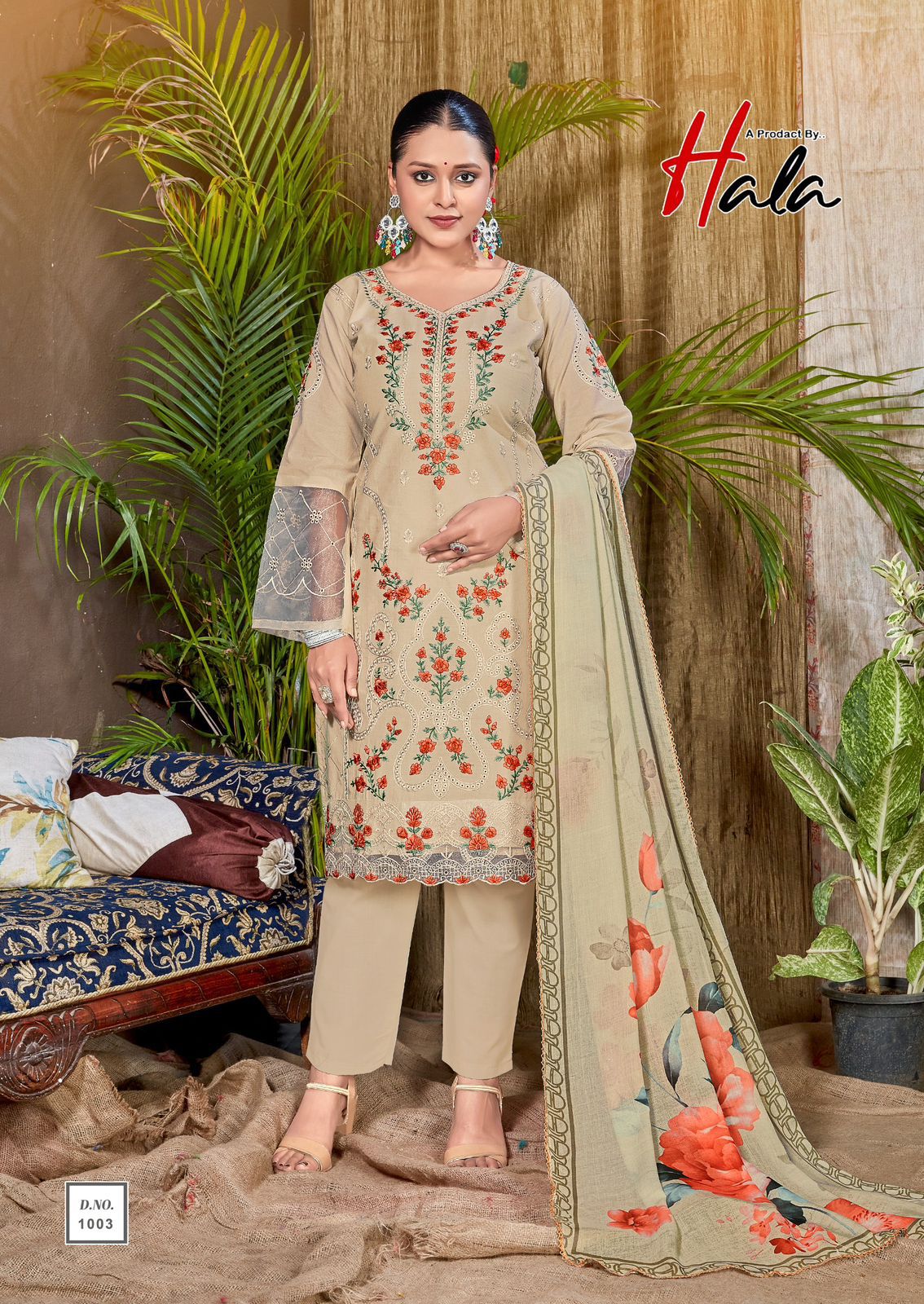 Tabeer Edition 23 Hala Cambric Karachi Salwar Suits Wholesale Price