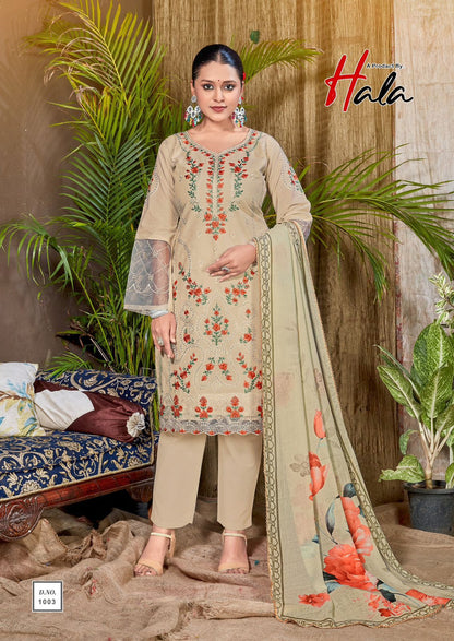 Tabeer Edition 23 Hala Cambric Karachi Salwar Suits Wholesale Price