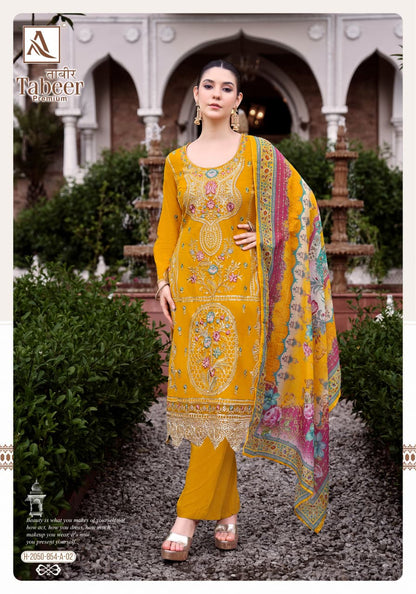 Tabeer Premium Alok Cambric Lawn Karachi Salwar Suits Manufacturer India