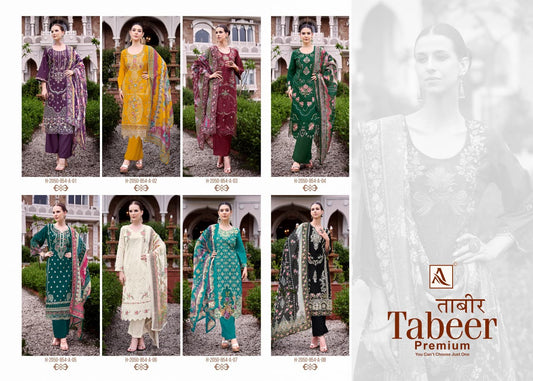 Tabeer Premium Alok Cambric Lawn Karachi Salwar Suits Manufacturer India