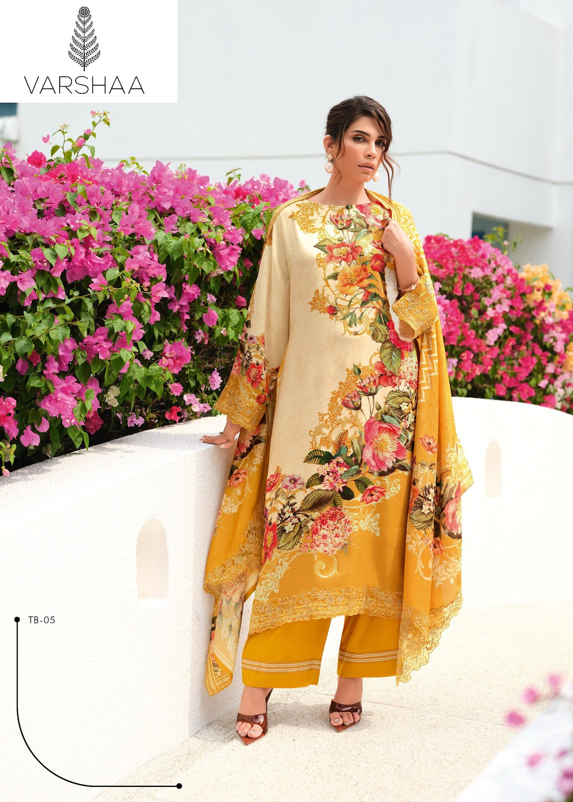 Tabeer Varshaa Viscose Muslin Pakistani Salwar Suits Supplier Ahmedabad