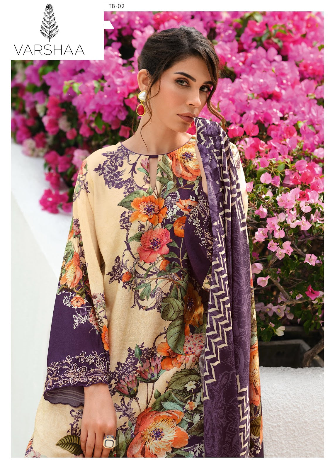 Tabeer Varshaa Viscose Muslin Pakistani Salwar Suits Supplier Ahmedabad