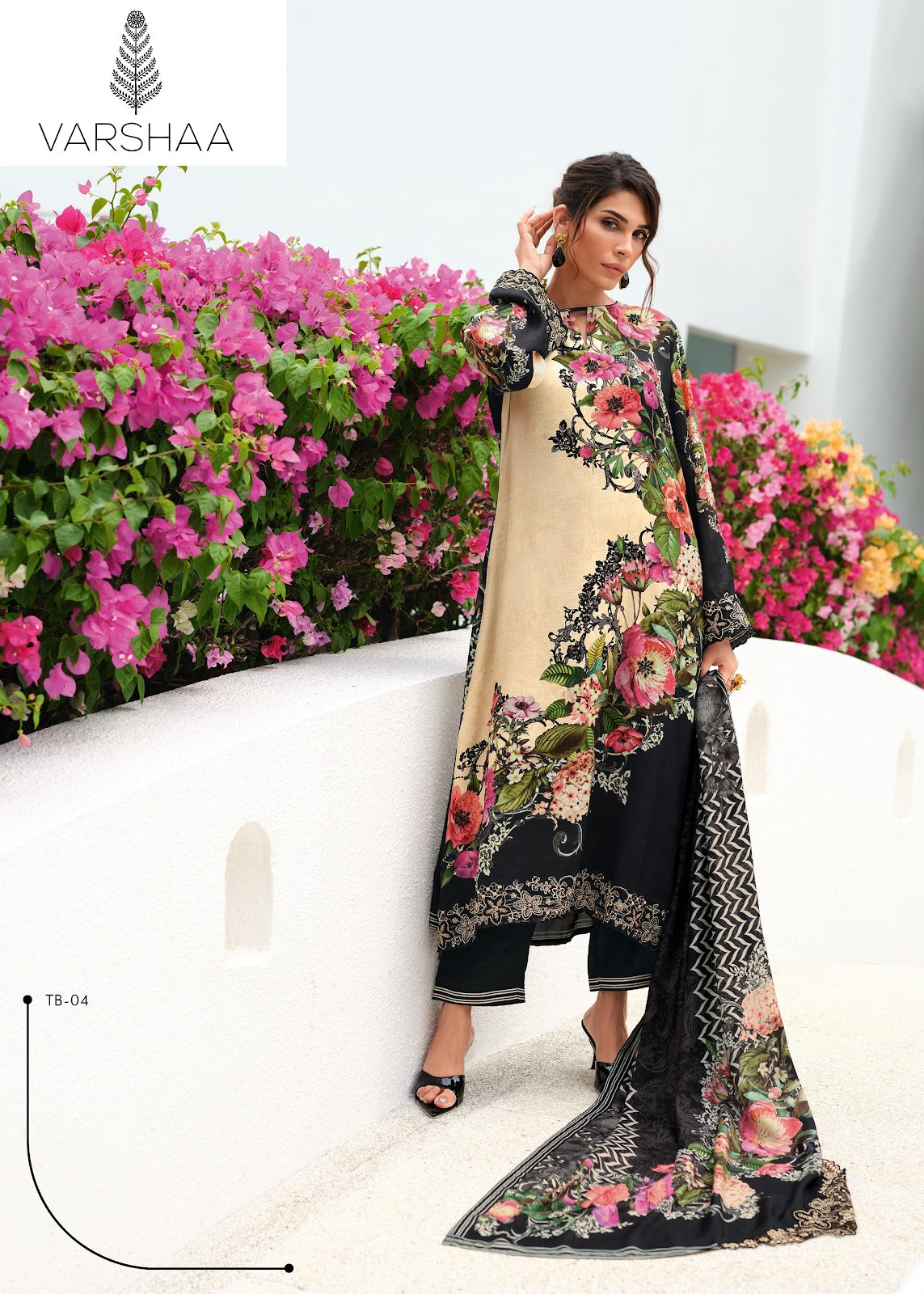 Tabeer Varshaa Viscose Muslin Pakistani Salwar Suits Supplier Ahmedabad