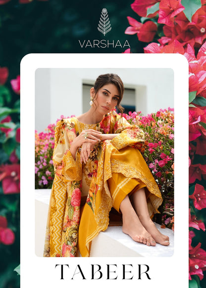 Tabeer Varshaa Viscose Muslin Pakistani Salwar Suits Supplier Ahmedabad