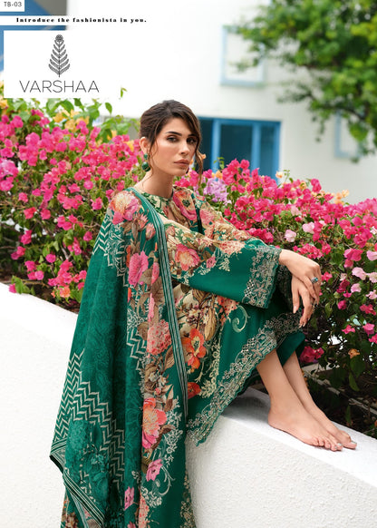 Tabeer Varshaa Viscose Muslin Pakistani Salwar Suits Supplier Ahmedabad