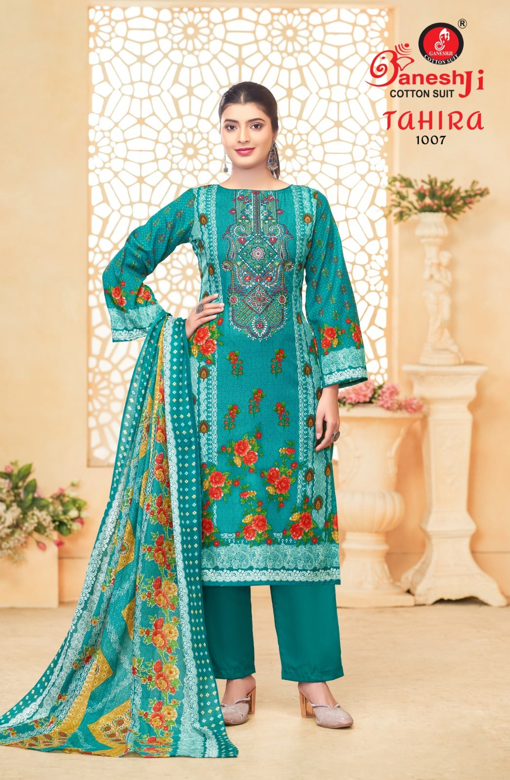 Tahira Vol 1 Ganeshji Cotton Karachi Salwar Suits Wholesaler India