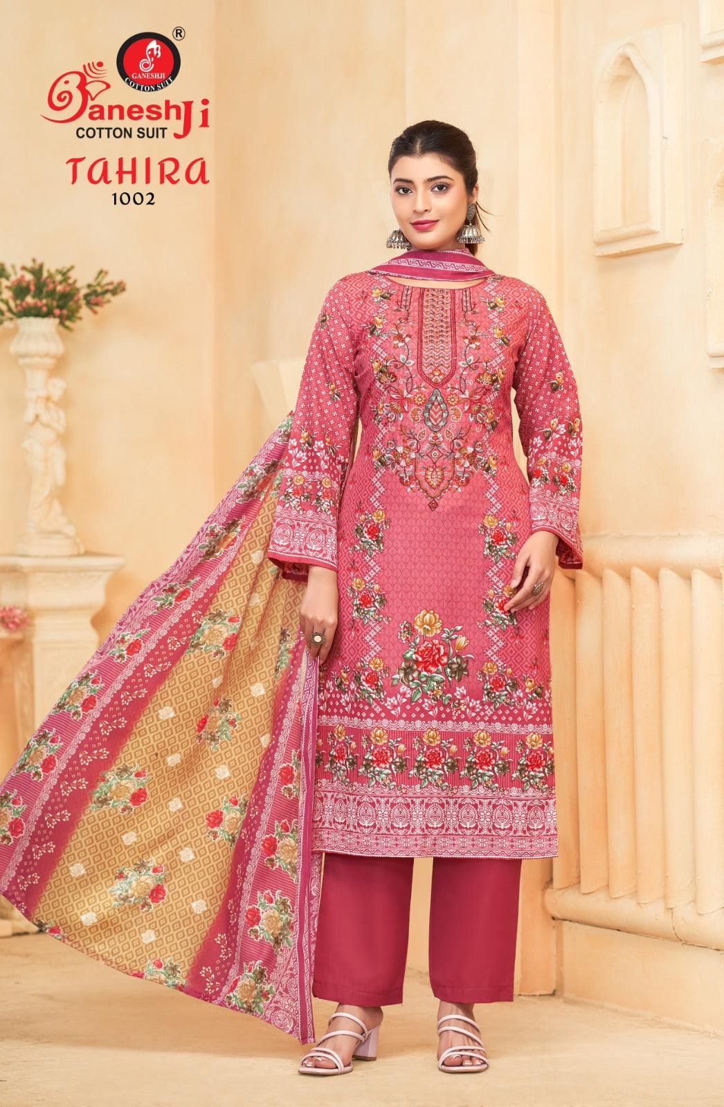 Tahira Vol 1 Ganeshji Cotton Karachi Salwar Suits Wholesaler India