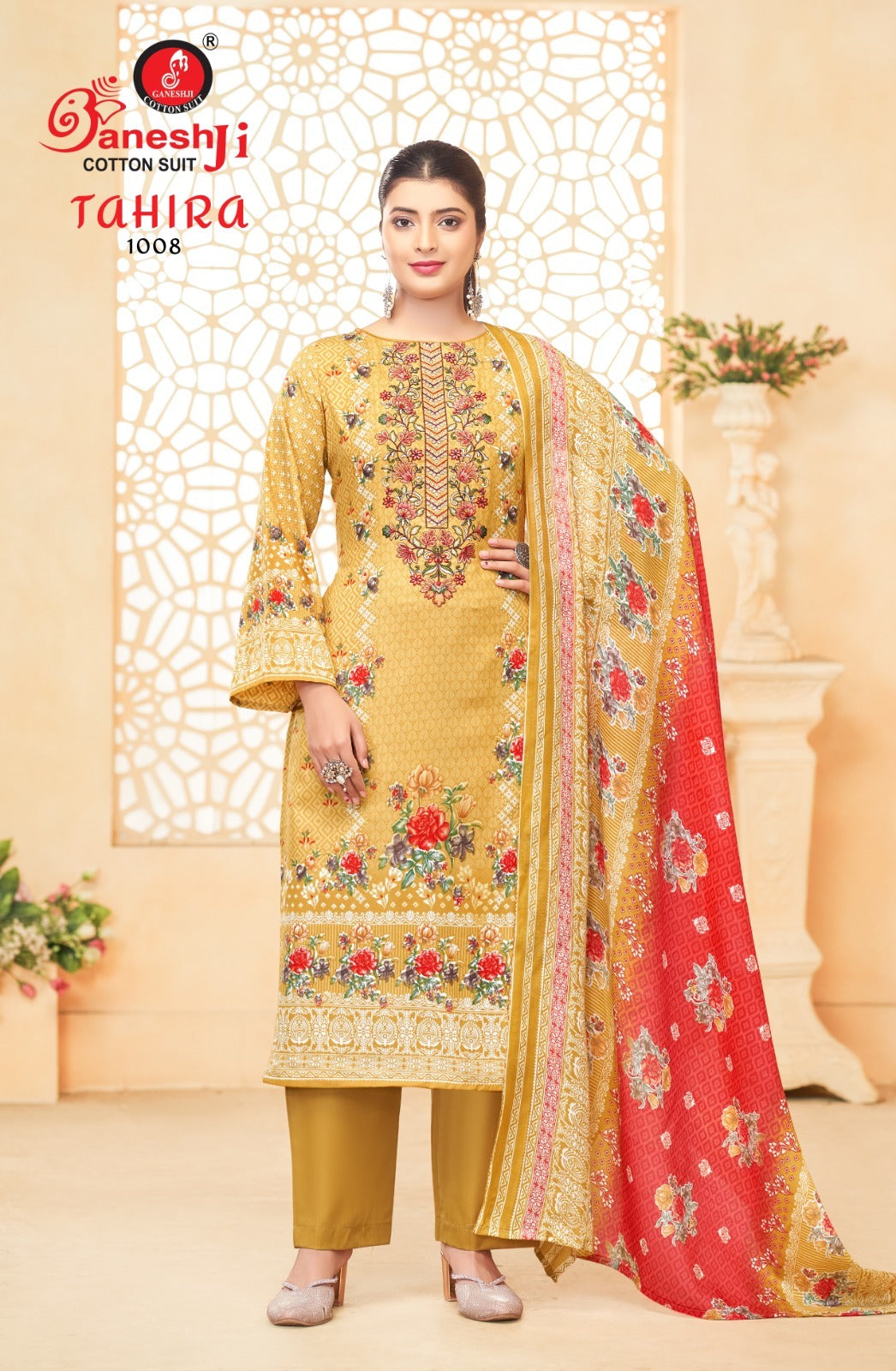 Tahira Vol 1 Ganeshji Cotton Karachi Salwar Suits Wholesaler India