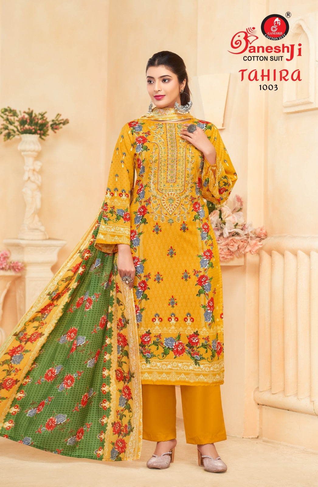Tahira Vol 1 Ganeshji Cotton Karachi Salwar Suits Wholesaler India
