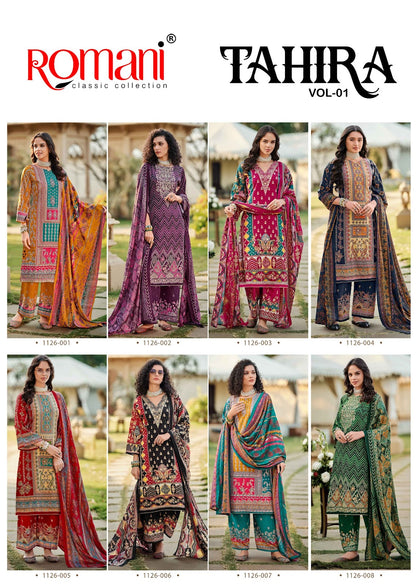 Tahira Vol 1 Romani Cotton Karachi Salwar Suits Exporter Ahmedabad