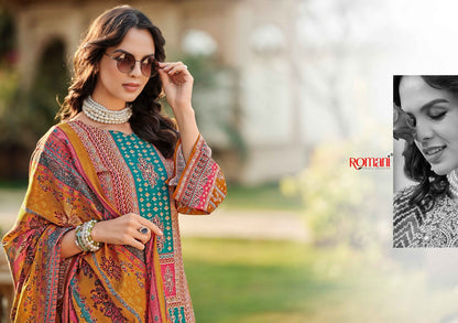 Tahira Vol 1 Romani Cotton Karachi Salwar Suits Exporter Ahmedabad