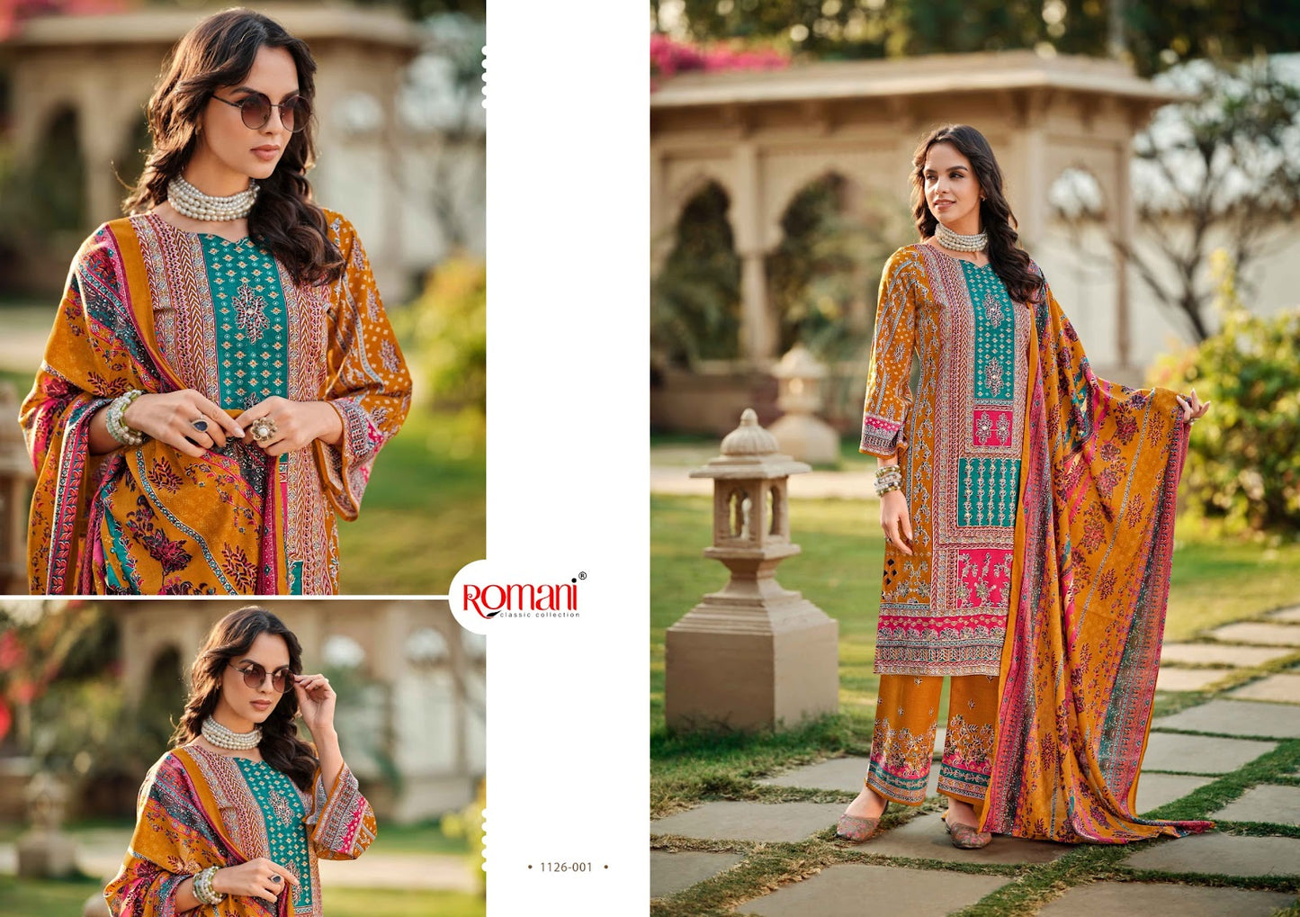 Tahira Vol 1 Romani Cotton Karachi Salwar Suits Exporter Ahmedabad