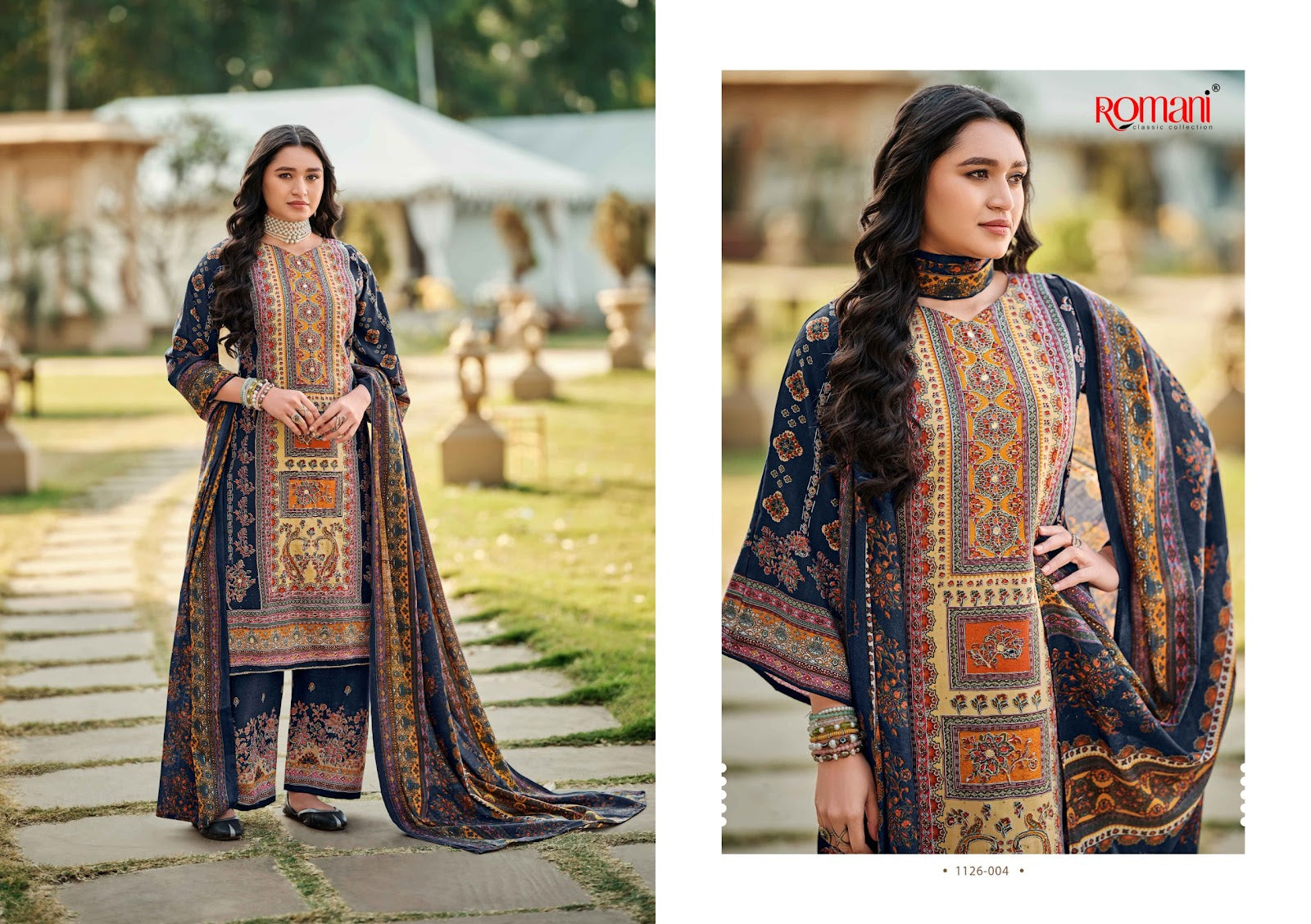 Tahira Vol 1 Romani Cotton Karachi Salwar Suits Exporter Ahmedabad