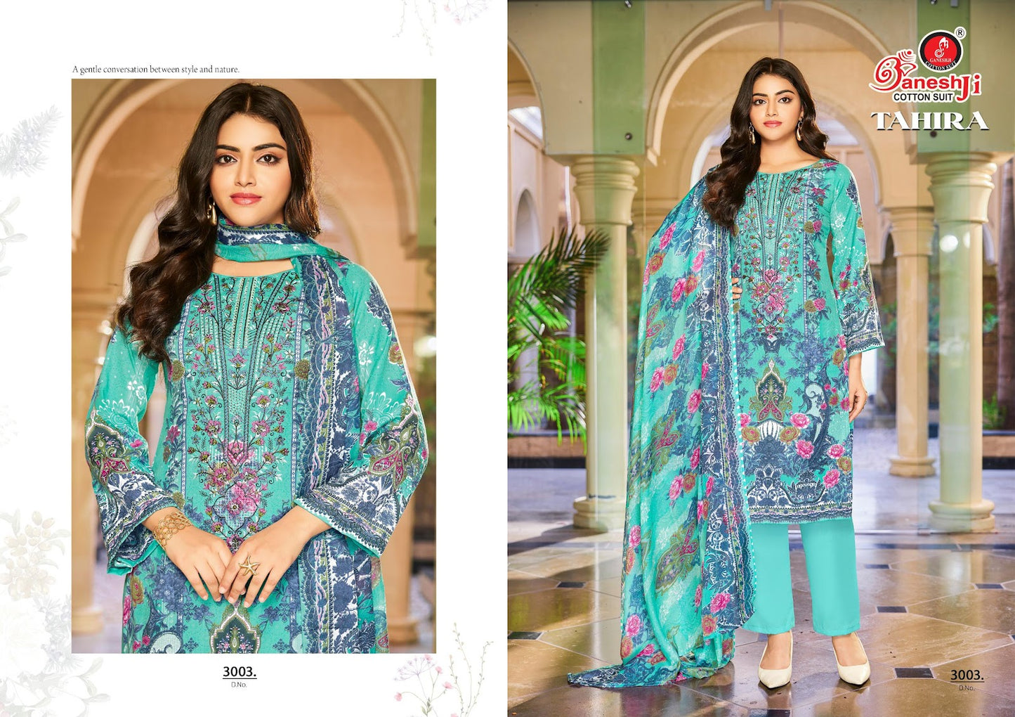 Tahira Vol 3 Ganeshji Mix Cotton Karachi Salwar Suits Wholesaler Gujarat