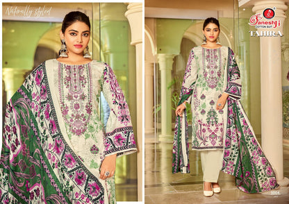 Tahira Vol 3 Ganeshji Mix Cotton Karachi Salwar Suits Wholesaler Gujarat