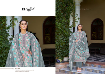 Tahira Zulfat Designer Cotton Karachi Salwar Suits Manufacturer India