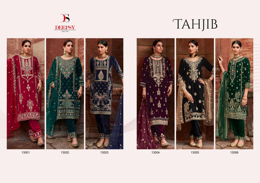 Tahjib Deepsy Velvet Suits Exporter India