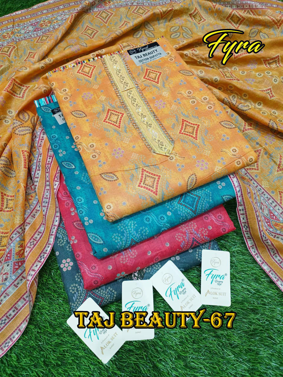 Taj Beauty Fyra Soft Cotton Salwar Suits
